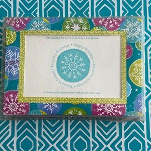 Ornament decorated Christmas personalized greeting cards.